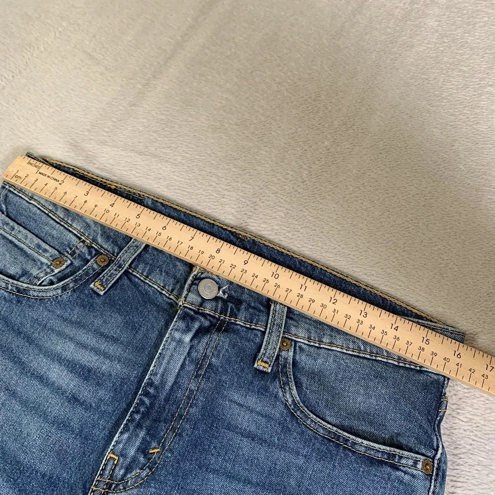 Levis 511 Jeans Mens 32x32 Blue Medium Wash Slim‎ Taper Stretch Denim Zip Fly